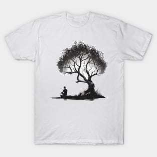 Meditation under a Tree - Designs for a Green Future T-Shirt